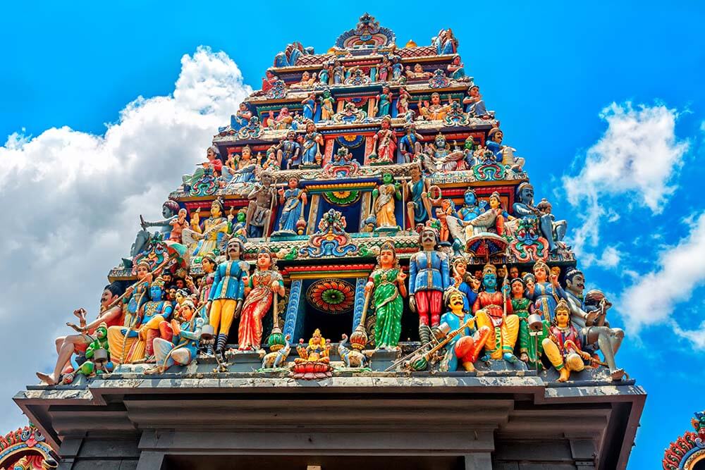 Sri Mariamman Temple in Singapore.